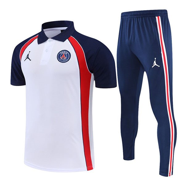 Polo Paris Saint Germain Conjunto Completo 2022/23 Blanco Azul